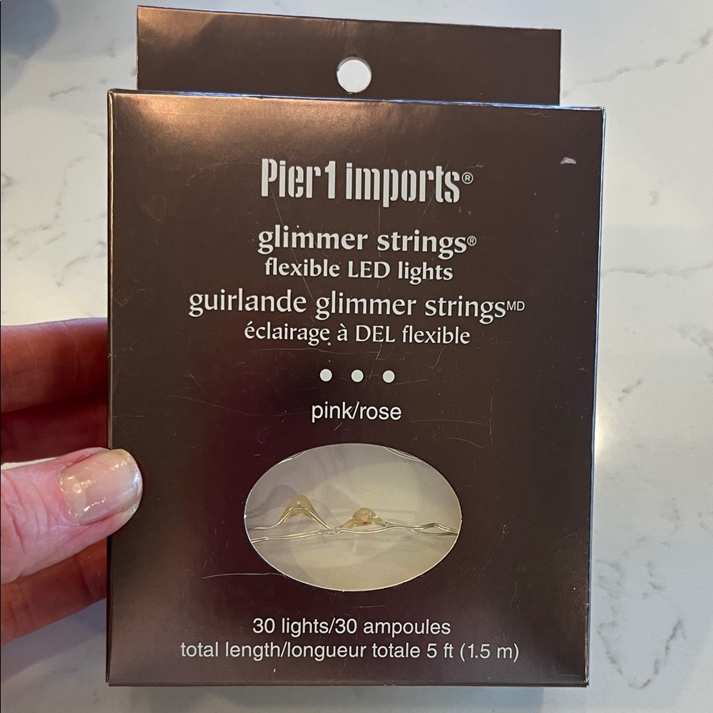 Pier 1 Imports Glimmer Strings LED Lights NWT